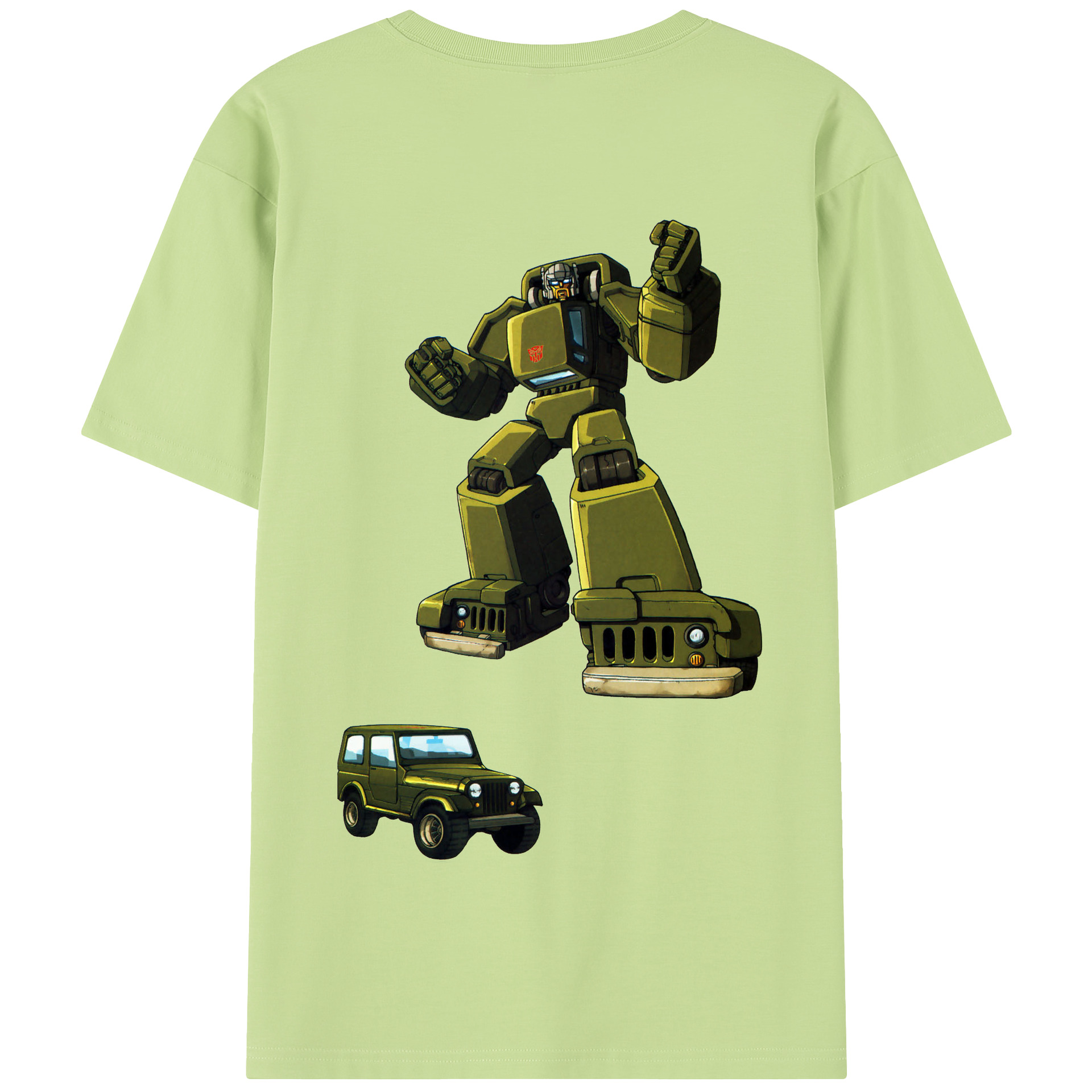 （画像用）  綿100％半袖Tシャツ（背面プリント）